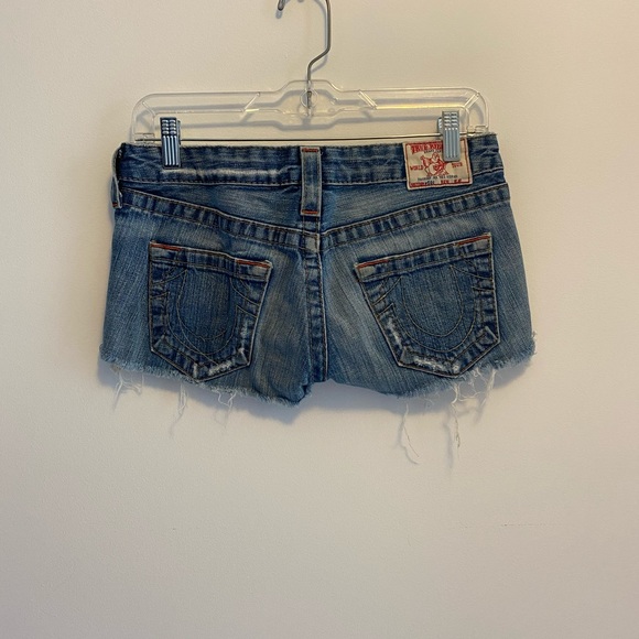 True Religion Daisy Duke jean shorts- size 25 - Picture 1 of 4